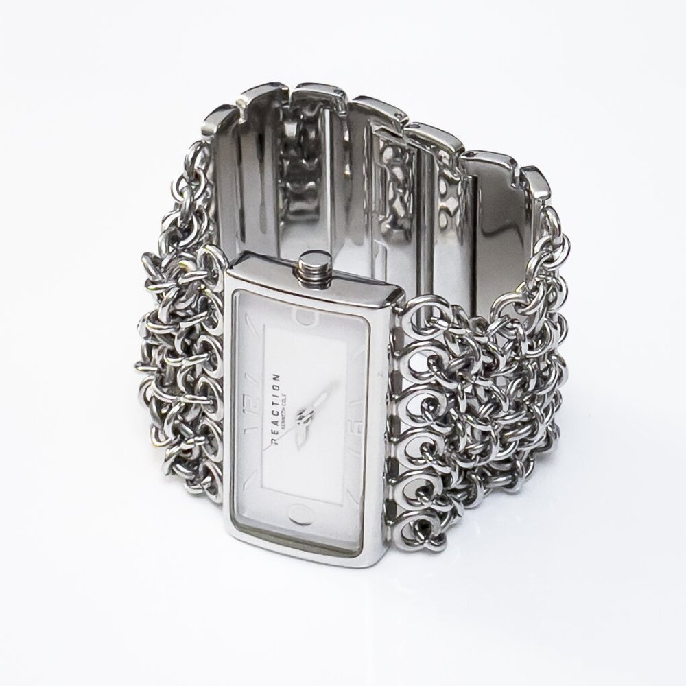 KENNETH COLE REACTION Chain Mesh Women’s Watch - Picture 8 of 11